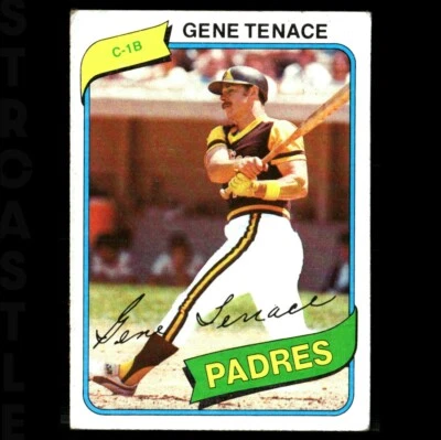 Gene Tenace 1980 Topps #704 ⚾ St. Louis Cardinals Baseball Card - Image 1 of 3