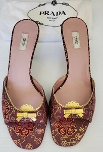 Gorgeous New Prada Sandals! Dust Bag Included, Size 37 1/2 EU = US 7 - Picture 1 of 10