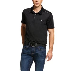 Ariat Herren Norco kurzärmeliges Poloshirt 10030350 schwarz
