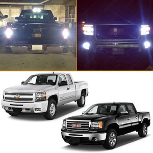 8x White LED Exterior Light Package Kit for 2007-2013 Chevy Silverado GMC Sierra - Picture 1 of 5