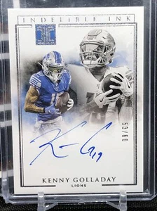 2020 Impeccable Kenny Golladay On Card Auto #53 /60 SP Indelible Ink Mint - Picture 1 of 11