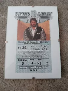 Peter Maffay Eintrittskarte/Ticket, Bremen Stadthalle 28. August 1984 - Bild 1 von 1