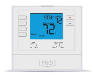 PRO1 IAQ T725 Digital 7-Day or 5/1/1 Programmable Thermostat, 2 H/1 C Heat Pump - Picture 1 of 1