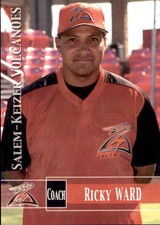 2005 Salem-Keizer Volcanoes Grandstand #32 Ricky Ward Coach - NM Baseball Card