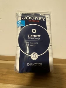 Slip Jockey Classics 3 full-rise nuovi con scatola con tecnologia Stay Cool & Stay New taglia 36 - Foto 1 di 9