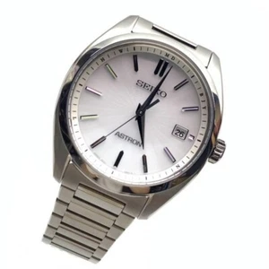Seiko Astron SBXY029 weißes Zifferblatt Titan Funk Solar Herrenuhr Made in Japan - Bild 1 von 9