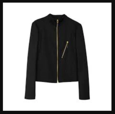 Chaqueta THE ROW Kreeden Talla 6 Blazer Negra Nueva Con Etiquetas Sin Stock Difícil de Encontrar Foto 1 de 3