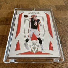 JOE BURROW PANINI VERTEX 2020 CINCINNATI FOOTBALL ROOKIE CARD #V-1 MINT!
