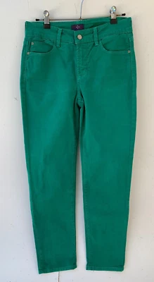 NYJD Womens Green Ankle Skinny Stretch Lift Tuck Jeans Size 2 (6 AU) Made in USA - Image 1 of 4