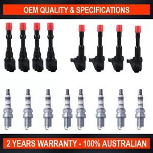 Pack of SWAN Ignition Coils & NGK Iridium Spark Plugs for Honda Jazz (1.3L) - Picture 1 of 10
