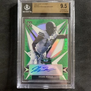 Rashad Weaver Tennessee Titans Linebacker Rookie Auto 11/99 BGS 9,5 gema como nueva - Imagen 1 de 4