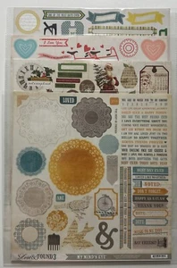 My Mind's Eye 12x12 Accessory Sheet-Variations-Lost & Found 3 & More - Picture 1 of 11