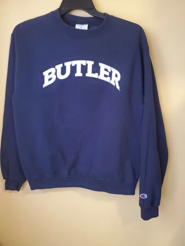 Butler Bulldogs University Champion Navy Pullover Crewneck Sweatshirt - Men's m Cover