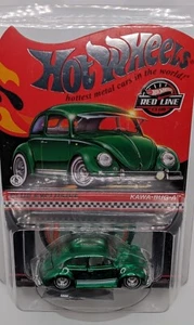 Hot Wheels Volkswagen Brezel Käfer grünmet., Red Line Club VW 2024 1:64 neu OVP - Bild 1 von 11