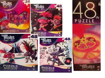 DIS-Dreamworks Trolls 5 Piece Puzzle Mania - Image 1 of 4