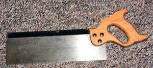 Durall Rückensäge, legierter Stahl, gehärtet, Durall Präzisionswerkzeuge, Made in Germany - Bild 1 von 3