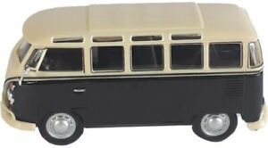 CARARAMA NN29 7HB - VW Samba Bus - Dark Green / Cream - 1/72 - T48 Post