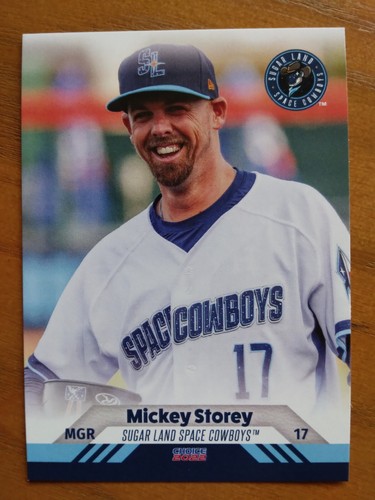 Mickey Storey 2022 Sugar Land Space Cowboys Baseball Card HOU Astros | eBay