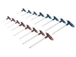 Sealey T-Handle TRX-Star and Hex Key Chrome Vanadium Steel Set 16pc AK7147 - Picture 1 of 8