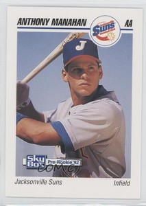 1992 SkyBox Pre-Rookie Jacksonville Suns Anthony Manahan #362