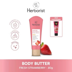 Herborist Body Butter Strawberry 80g Shea Butter Moisturizer Fruity Skin Care - Picture 1 of 2