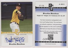 2013 Leaf Perfect Game Showcase Auto Gold /50 Braxton Davidson #A-BD1 Auto