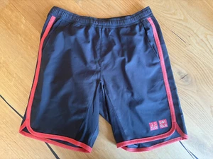 Uniqlo Tennis Shorts RF Roger Federer, anthrazit-rot, Größe M - Bild 1 von 4