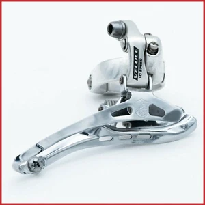 NUEVO DE LOTE ANTIGUO CAMPAGNOLO VELO RÁPIDO 10s DESVIADOR DELANTERO MECH CLAMP-ON 35 mm CARRERAS DE CARRETERA - Imagen 1 de 4