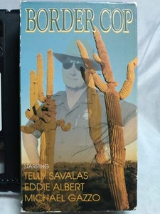 Border Cop VHS Telly Salvalas, Eddie Albert - Picture 1 of 3