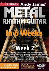 Andy James' Metal Rhythm Guitar in 6 Weeks Week 2 Lick Library DVD NEW 000393171