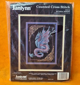 Janlynn Kit Punto de Cruz Contado Bordado Dragón Mítico 11"X15"- (14 unidades) - Imagen 1 de 24