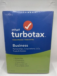 Logiciel fiscal fédéral Intuit TurboTax Business pour 2018 - Partnerships LLCs Corpo - Photo 1/4