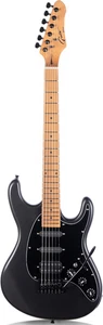 Grote Modern GST Electric Guitar Solid Body for Beginners Ebony Maple Neck - Picture 1 of 12