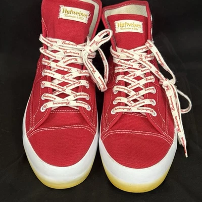 Zapatillas deportivas altas Huf Budweiser para hombre talla 9 raras Foto 1 de 4