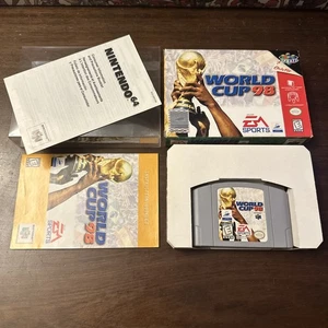 World Cup 98 (Nintendo 64 N64) Complete CIB - Tested - Authentic - Picture 1 of 11