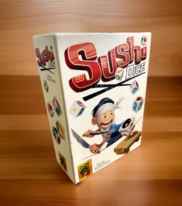 Sushi Dice Game Sit Down! COMPLETE Novelty Dude Games Vintage VGC Family FUN - Picture 1 of 7