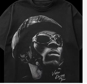 LO ÚLTIMO NUEVO Vybz Kartel TOUR Camiseta Negra Manga Corta Todas las Tallas - Imagen 1 de 5