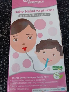 NoseFrida de Fridababy The SNOTSUCKER 1 Nosefrida y 4 filtros higiénicos Nuevo en caja M121 - Imagen 1 de 1