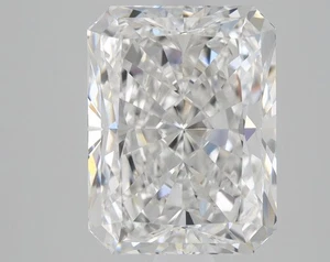 Cert. Diamante AGI 2 carati taglio radiante naturale estratto colore D sfuso VVS1 chiarezza - Foto 1 di 2