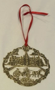 Biltmore Estate Centennial Ornament 1895-1995 24 KT Gold Finish - Bild 1 von 6
