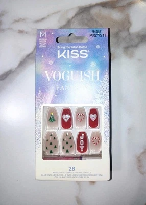 Kiss Voguish 幻想假日美甲胶指甲糖果心快乐节日 — 第 1/3 张图片