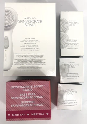 Mary Kay Skinvigorate Sonic лот товаров для массажа лица очищающая подставка система ухода за кожей - Изображение 1 из 4