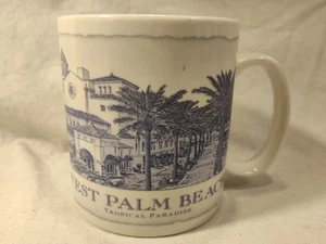 Vintage West Palm Beach FL Starbucks Mug Large 4" 18 fl oz - Picture 1 of 16