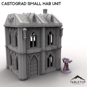 Castograd Small Hab Unit - Grimdark Gothic Wargaming Tabletop - Picture 1 of 9