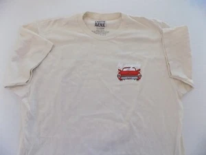 T-shirt Hollywood LA California adulto x grande marrone 100% cotone NOS senza etichetta - Foto 1 di 3