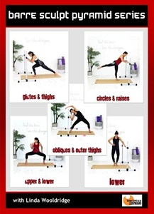 BARRE EXERCISE DVD - Barlates Body Blitz BARRE SCULPT PYRAMID SERIES 5 Workouts! - Picture 1 of 2