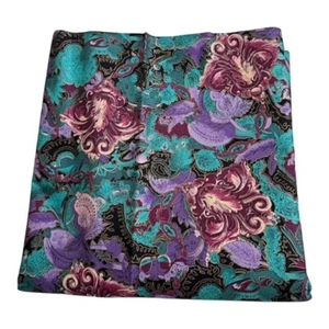 Robert Kaufman FOUR Yards 45” Wide Fabric Teal Purple Pink Burgundy - Picture 1 of 3