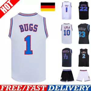 Space Jam Basketballtrikot Cosplay Space Jersey Shirts Kostüm Karneval Herren. - Bild 1 von 21