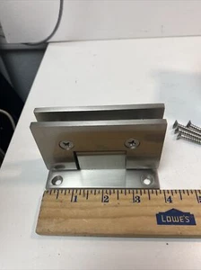 CRL Brushed nickel Adjustable wall Mount Vienna Hinge VIE037 BBRZ - Picture 1 of 4