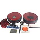 bObsweep PetHair WP460011 Lot of 2 Robotic Vacuum Cleaner Rouge Red With Remote